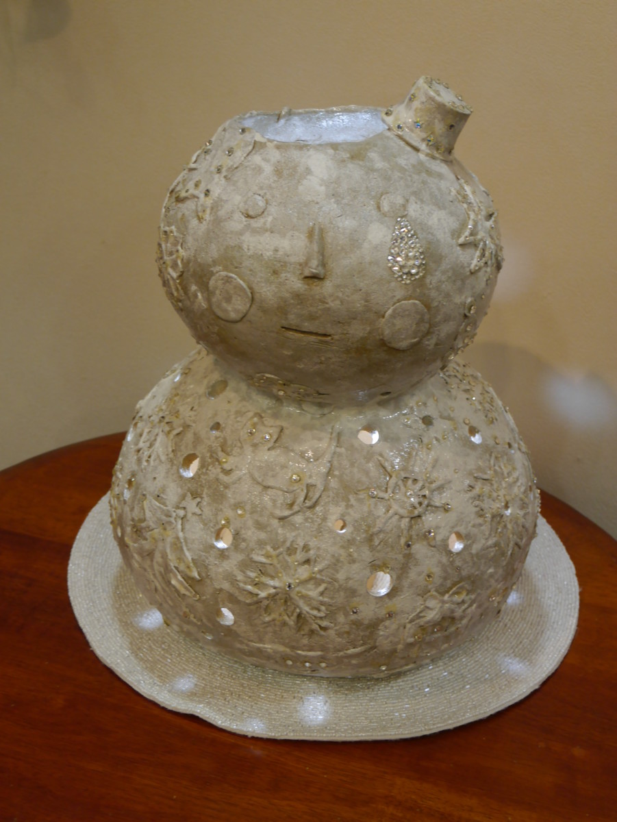 雪だるまのランプシェード